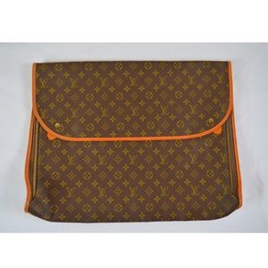 Monogrammed Louis Vuitton garment insert pouch
